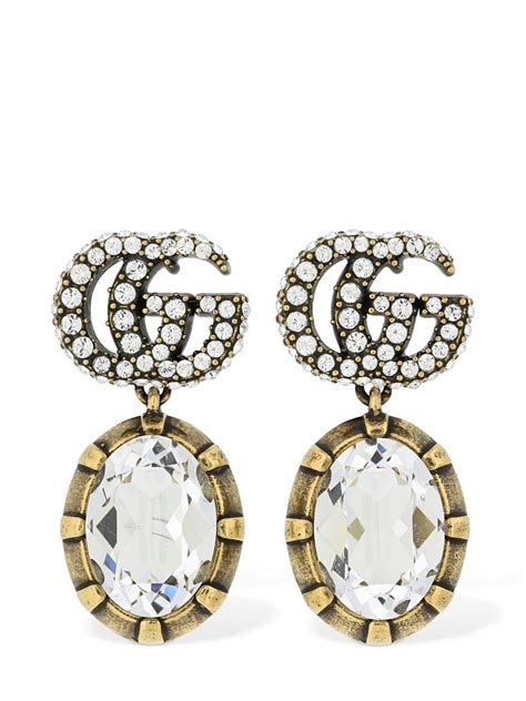 gucci marmont silver bracelet|gucci multi stone earrings.